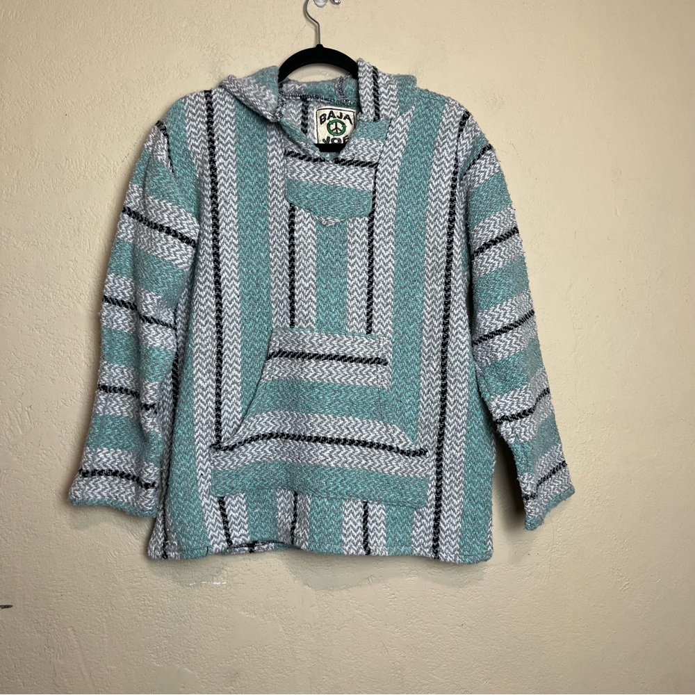Baja joe men long‎ sleeve hoodie sweater size M